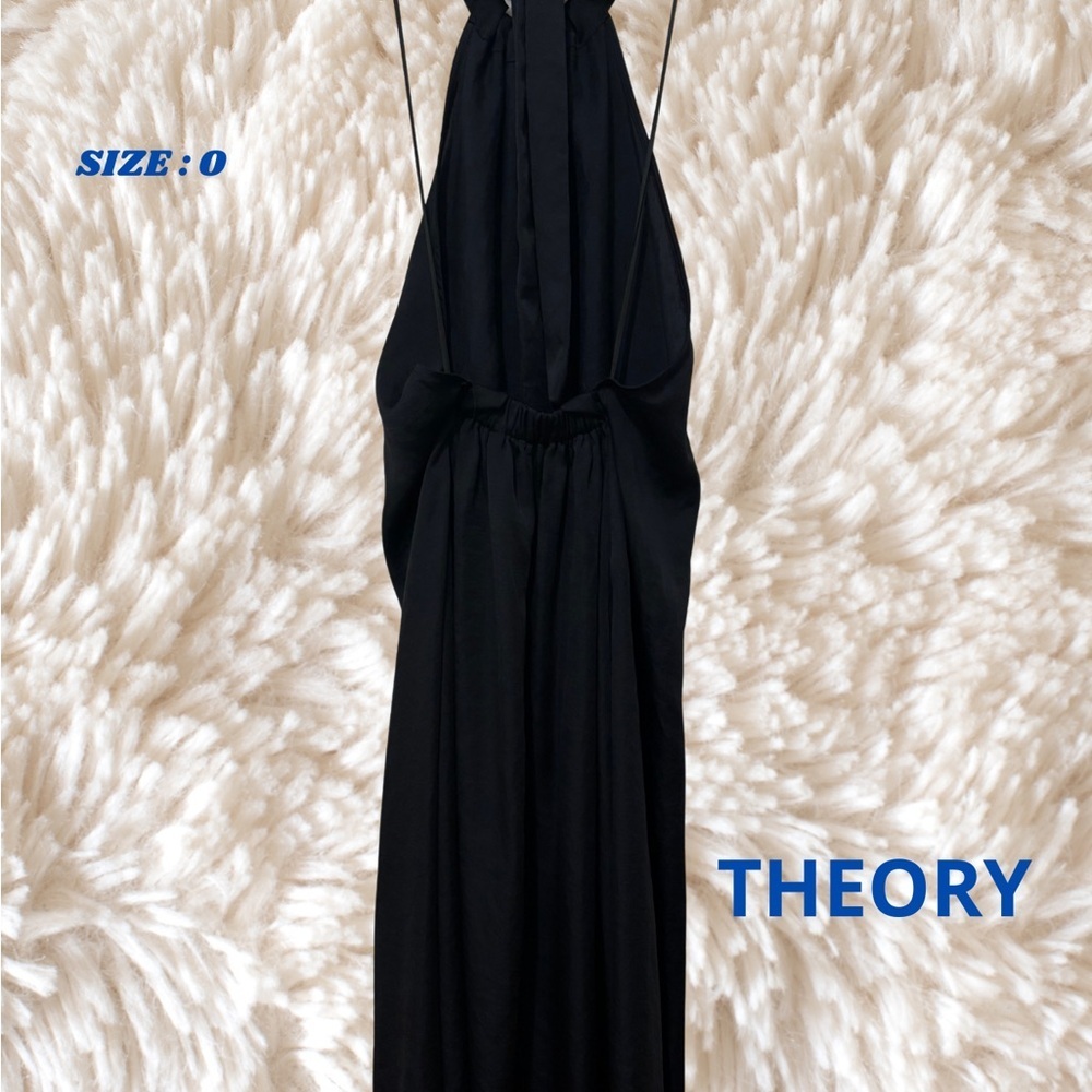 Theory Midnight Backless Dress